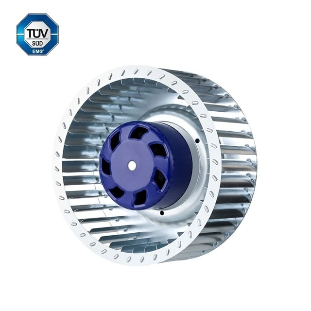146mm EC IP55 Quiet Locked Rotor Protection Radical Durable Restaurant Exhaust Forward Curved Centrifugal Fan factory